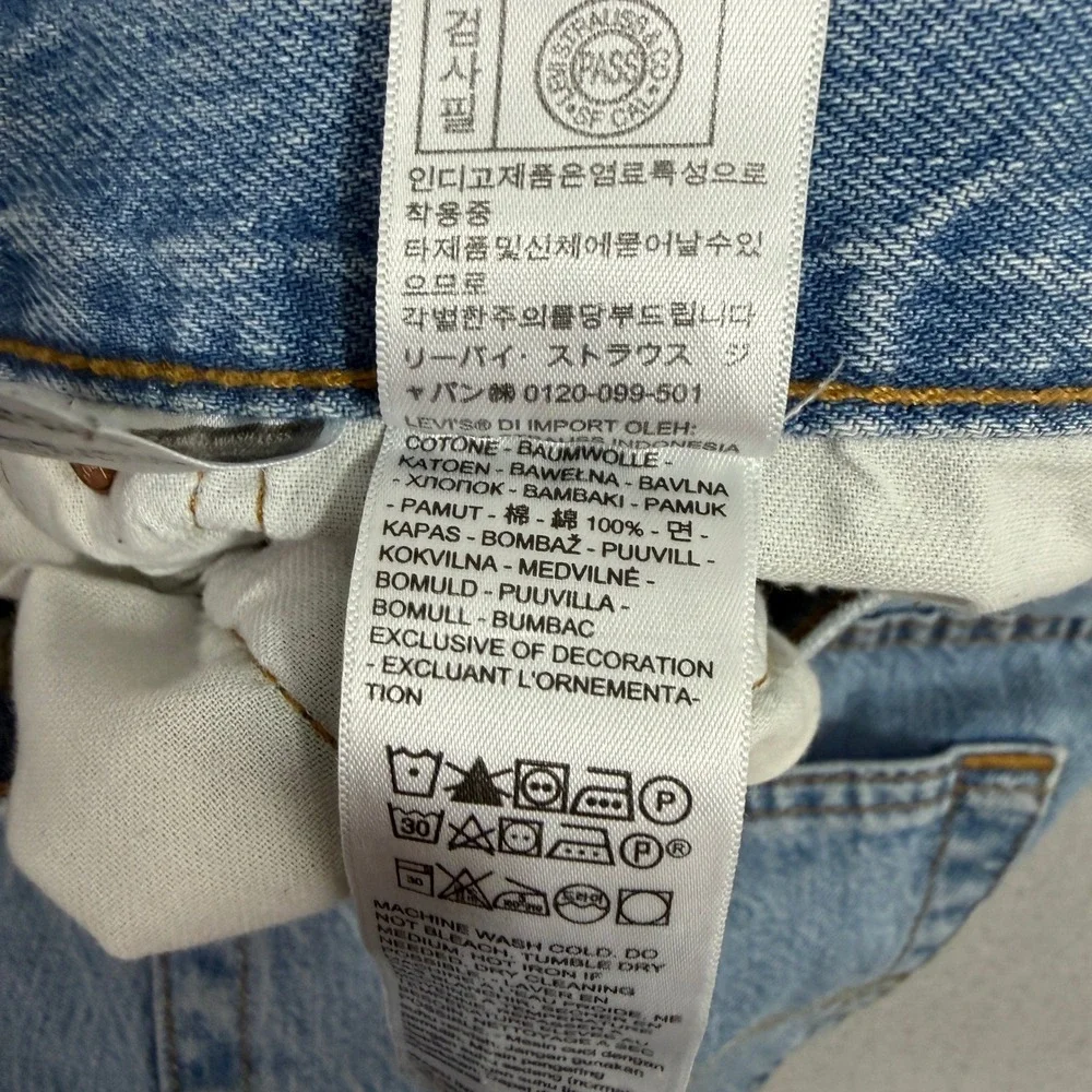 Levis 501xx Jeans Men's 32x30 Blue Straight Fit Button Fly Western Original Fit